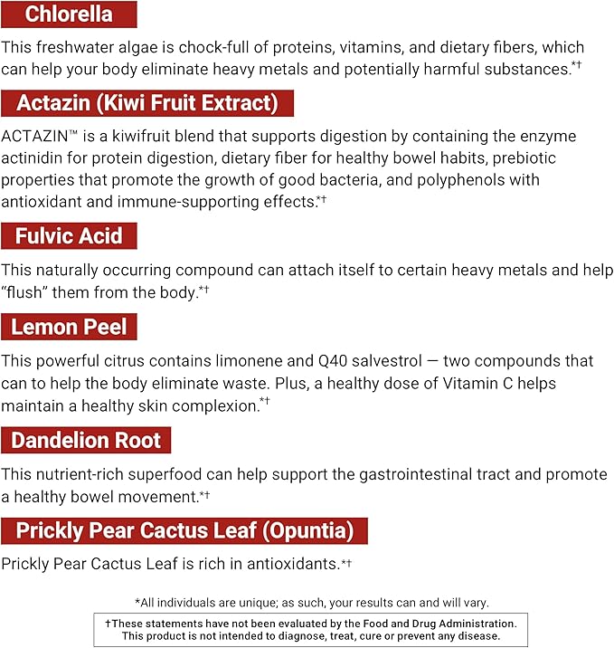 ACTIVATEDYOU Total Bio Reset- Detox Formula (60 Capsules)