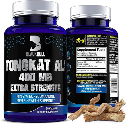 Tongkat Ali Extract 400 Mg- Eurycoma 90 Capsules, 45 Days