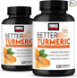 FORCE FACTOR Better Turmeric 2-Pack Joint 240 Tablets,