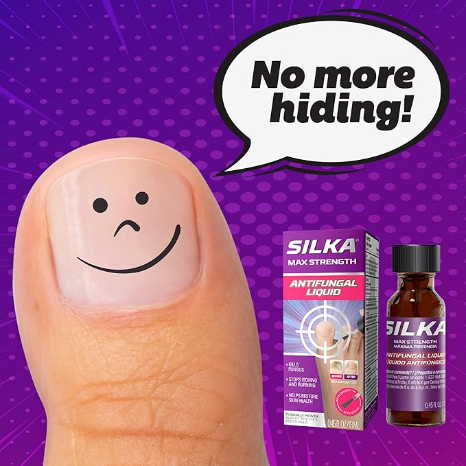 SILKA Max Strength Antifungal Liquid 1%, 0.45 0.45 Fl 2