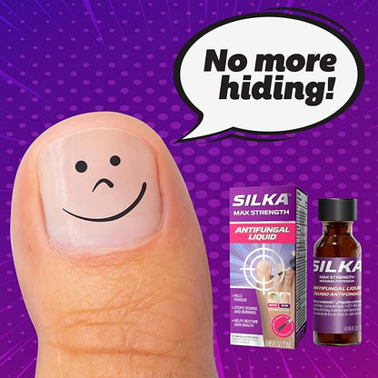 SILKA Max Strength Antifungal Liquid 1%, 0.45 0.45 Fl 2