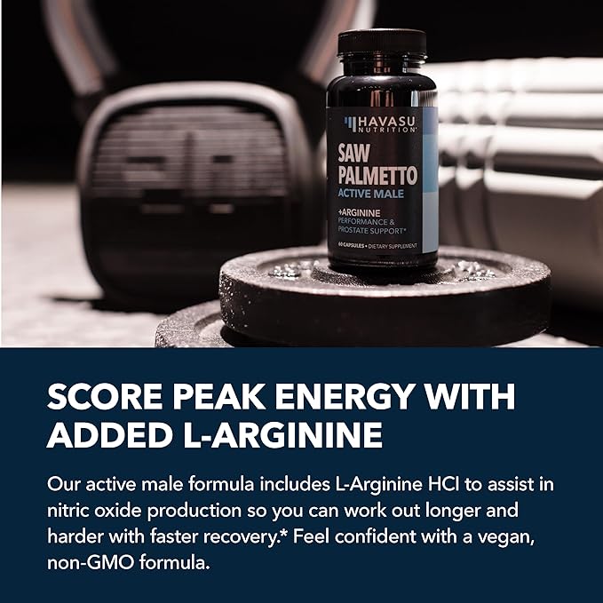 Saw Palmetto for Men with L S7 Plant-Based 60 Male