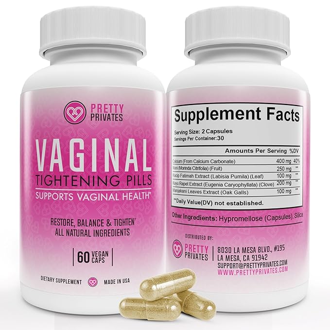 Pretty Privates Vaginal Tightening Pills 60 ct