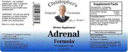 Dr. Christopher's Adrenal Formula for Stress Support