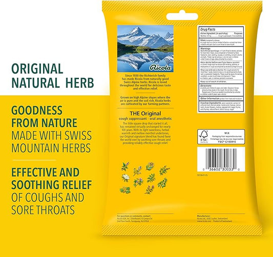 Ricola Original Herb Cough Drops, 45