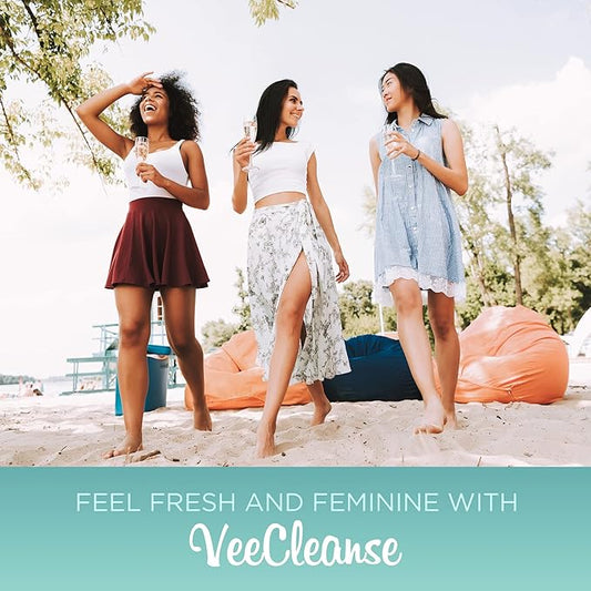 VeeFresh - VeeCleanse Boric Acid Vaginal Suppositories + Suppository Applicator - Vaginal pH Balance Suppositories - Vaginal Odor Control - Feel Fresh, Feminine and Confident