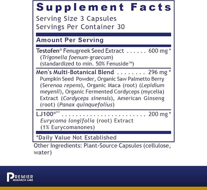 Premier Research Labs Testosterone Premium -90 Plant-Source