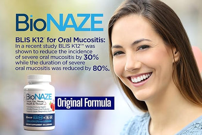Oral Probiotic K12 & BL-04 for Sinus, Tonsil Stones, Bad Breath, Post Nasal Drip, Throat & Mouth. Improve Upper Respiratory Health with Clinically Proven Oral Probiotics (2 Pack)