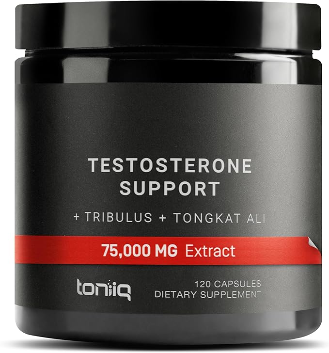 Elite T Formula: 75,000mg Power Capsules (95% Saponins), 200:1 Tongkat 30:1 Fadogia, 25% Withanolides 120 Caps, 60 Servings