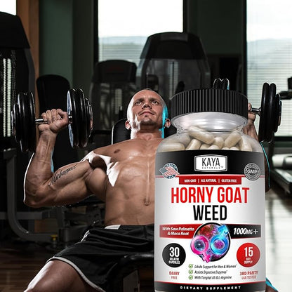 Kaya Naturals Horny Goat Weed 1560mg Extra 30 Count
