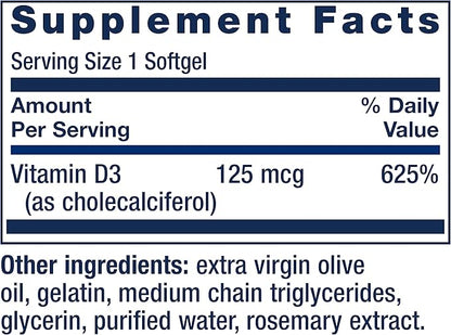 Life Extension Low Dose Vitamin K2 D3 Supplement 90 Softgels 60 Softgels