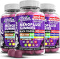 Menopause Supplement For Women Gummies with Black Cohosh, Wild Yam Magnesium, Red Clover For Menopause Relief Hormone Balance Night Sweats Mood Plus Bergamot, Vitamin D3, Vitamin B12, Vitamin B6 Clean