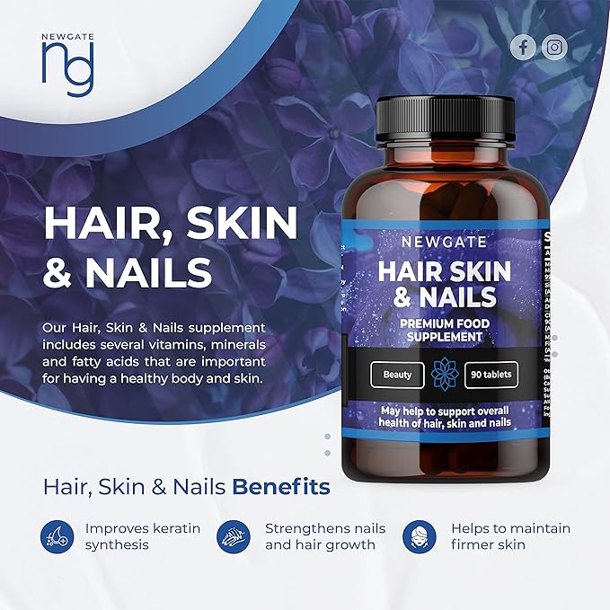 Hair, Skin and Nails growth 90