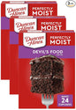 Duncan Hines Classic Cake Mix, Devils Food, 15.25 oz (Pack of 3)