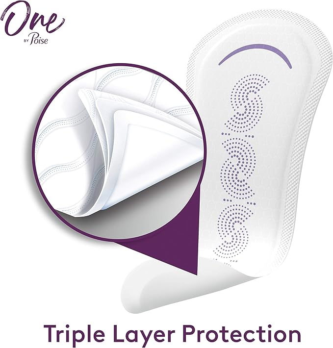 One by Poise Panty Liners (2-in-1 50 Count