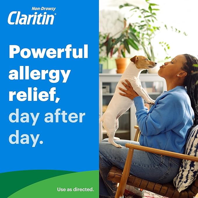 Claritin 24hr Non-Drowsy Allergy Relief, Loratadine Tablets 100ct