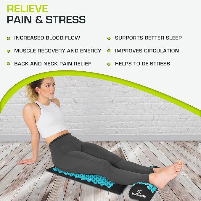 ProsourceFit Acupressure Mat and Pillow Set