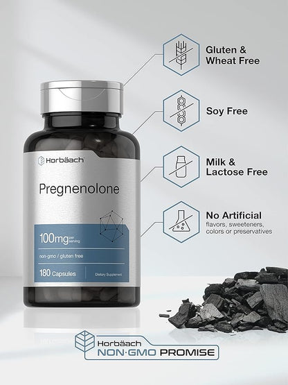 Horbäach Pregnenolone 100mg 180 Capsules