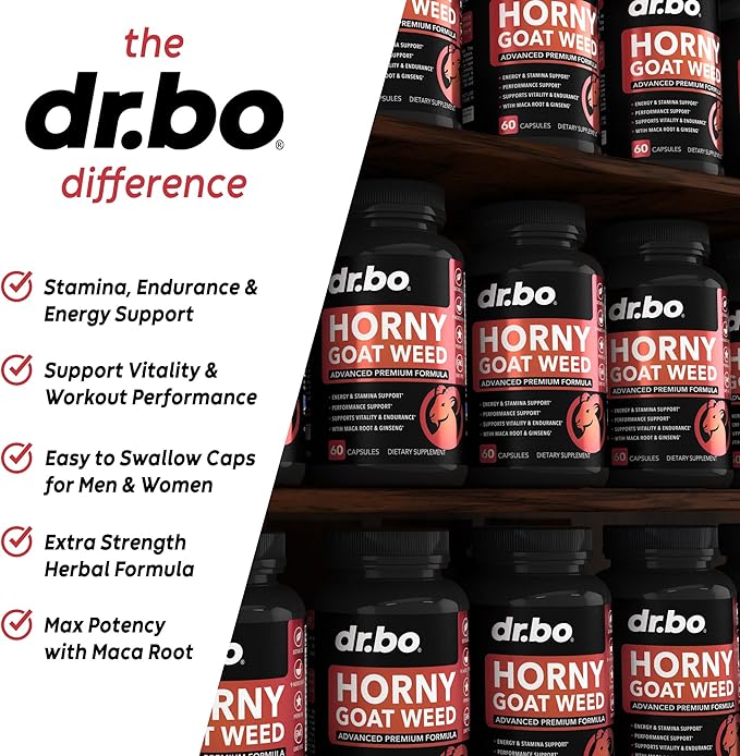 Horny Goat Weed For Men and Women 1590mg Extra 60 Pills