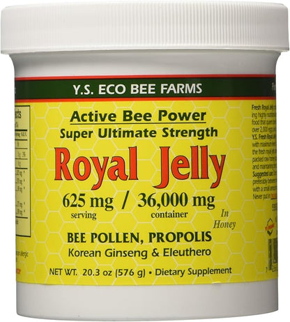 Fresh Royal Jelly + Bee Pollen, 36,000mg Y.S. 20.3 oz