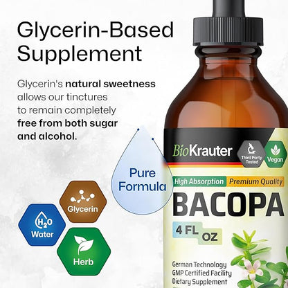 Bacopa Monnieri Tincture 4 Fl.Oz.
