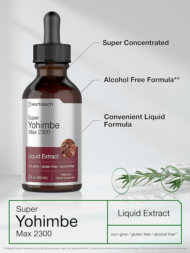 Horbäach Super Yohimbe Bark Extract 2 Oz