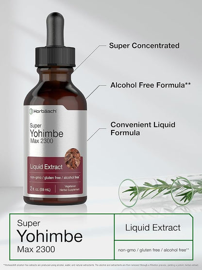 Horbäach Super Yohimbe Bark Extract 2 Oz