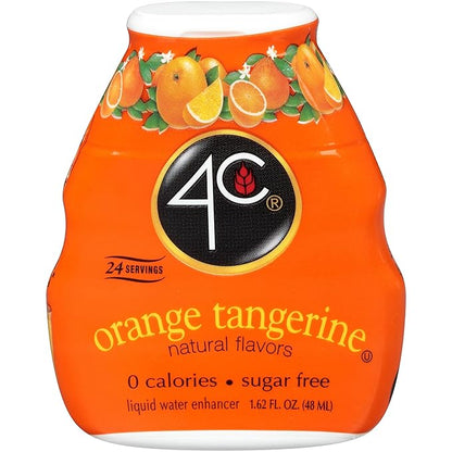 4C Totally Light PSD-Liquid Water Enhancer, Orange/Tangerine, 1.62 Ounce