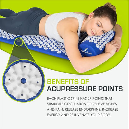 ProsourceFit Acupressure Mat and Pillow Set
