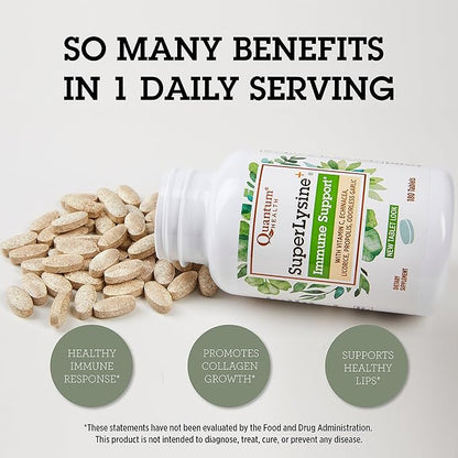 Quantum Health Super Lysine+ / Advanced (180 Tablets),