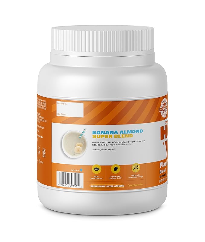 Manitoba Harvest Hemp Yeah! Organic Protein 20g of 2g of 2g Omegas 3&6 Per 1 lbs