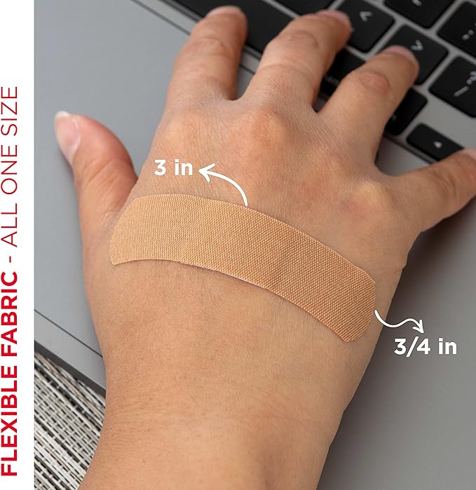 Band-Aid Brand Flexible Fabric Adhesive Bandages 100 Count
