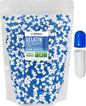 XPRS Nutra Size 00 Empty Capsules - 5000 Count Empty Gelatin Capsules - Empty Pill Capsules - DIY Capsule Filling - Fillable Pill Capsules Empty Gel Caps (Blue/White)