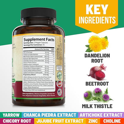 Liver Support and Cleanse Formula 45-Day Supply