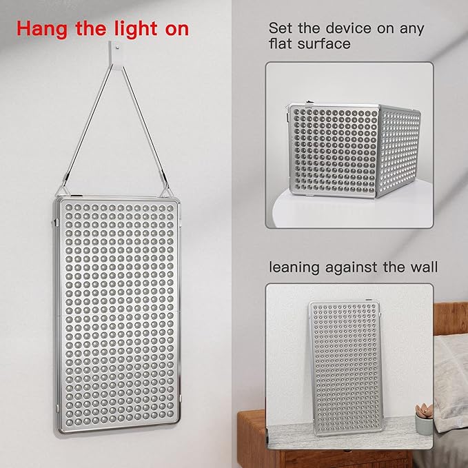 Red Light Devices in Deep Red (660nm) Panel 338 LEDs
