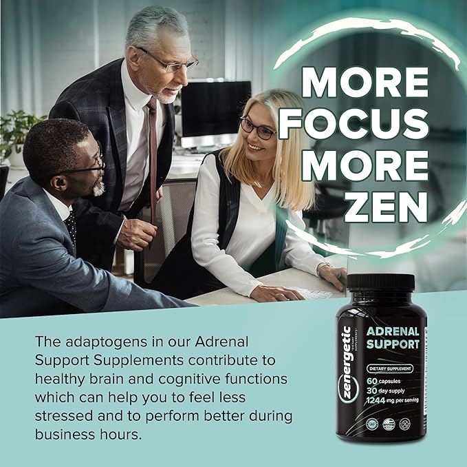 Adrenal Support Supplements │ Cortisol Manager, 60 Pills