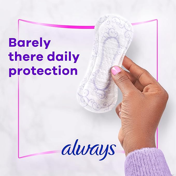 Always Radiant Daily Feminine Panty Liners 96 Count(Pack 1)