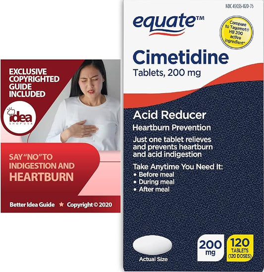 Cimetidine 200 mg 120Ct Bundle (2 Items)