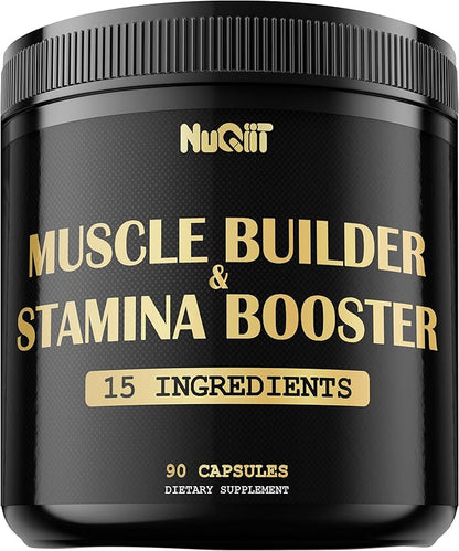 Muscle Builder Supplement with Creatine Monohydrate 500mg Tribulus 6000mg & 90 Capsules