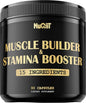 Muscle Builder Supplement with Creatine Monohydrate 500mg Tribulus 6000mg & 90 Capsules