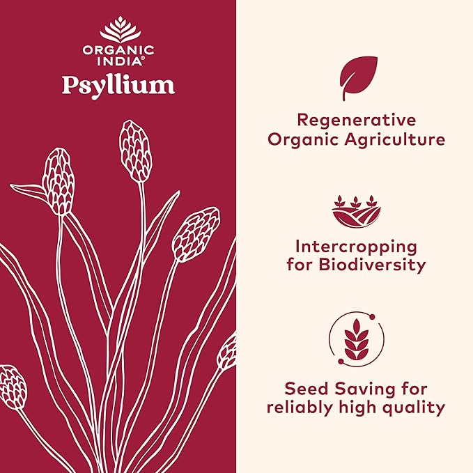 Organic India Psyllium Herbal Powder 12 Ounce 6)