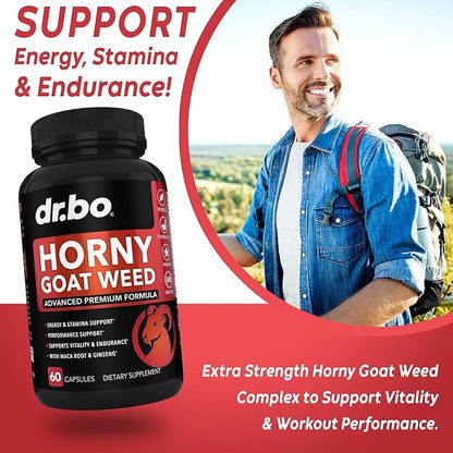 Horny Goat Weed For Men and Women 1590mg Extra 60 Pills