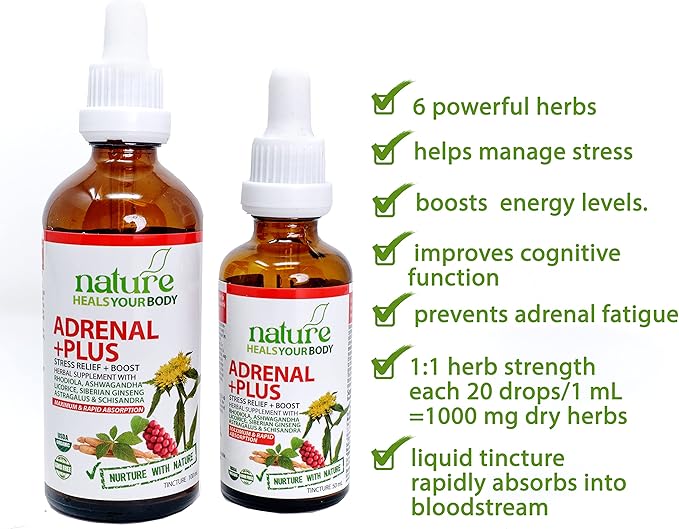 Adrenal +Plus - Stress Releif + (50 mL)