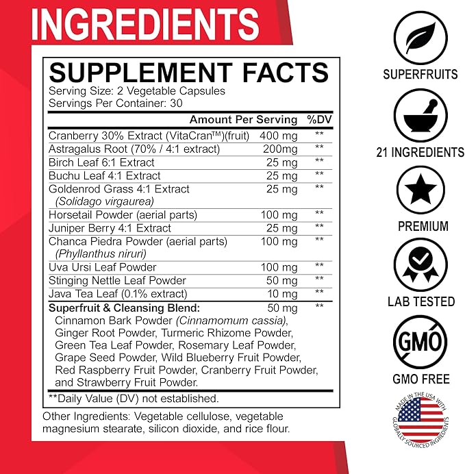 Kidney Cleanse Detox Support Supplement
