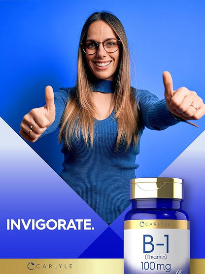 Carlyle Vitamin B-1 100mg | 300 Tablets