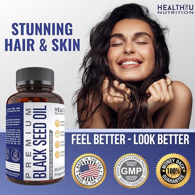 Premium Black Cumin Seed Oil Capsules 3 6 6 9 9 Vitamin 1000 mg