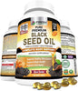 FRESH HEALTHCARE Black Seed Oil Capsules Cold Pressed 1300mg - 100% Pure Non-GMO Nigella Sativa - Immune & Joint Support - Premium Softgel Supplement