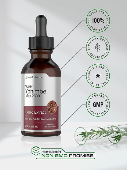 Horbäach Super Yohimbe Bark Extract 2 Oz
