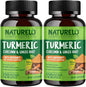 NATURELO Turmeric Curcumin with BioPerine 120 Vegan (2 Pack)