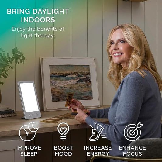 Verilux HappyLight Touch Plus 10,000 Lux,